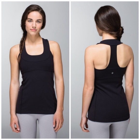 lululemon athletica Tops - Lululemon Scoop Neck Tank Racerback Mesh - Size 6